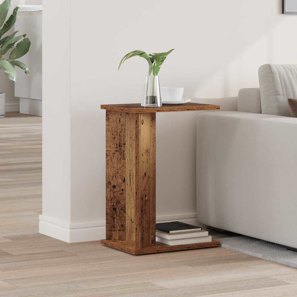 vidaXL End Table Παλιό ξύλο 35 x 25 x 50 εκ Επεξεργασμένο ξύλο