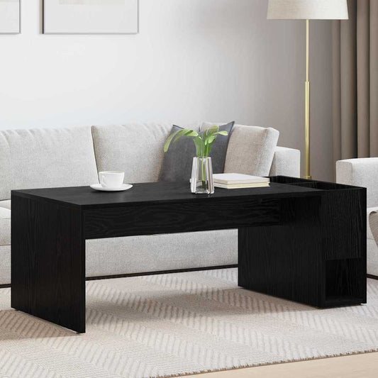vidaXL Τραπεζάκι σαλονιού Μαύρη Οξυά 101,5 x 50 x 37 εκ.