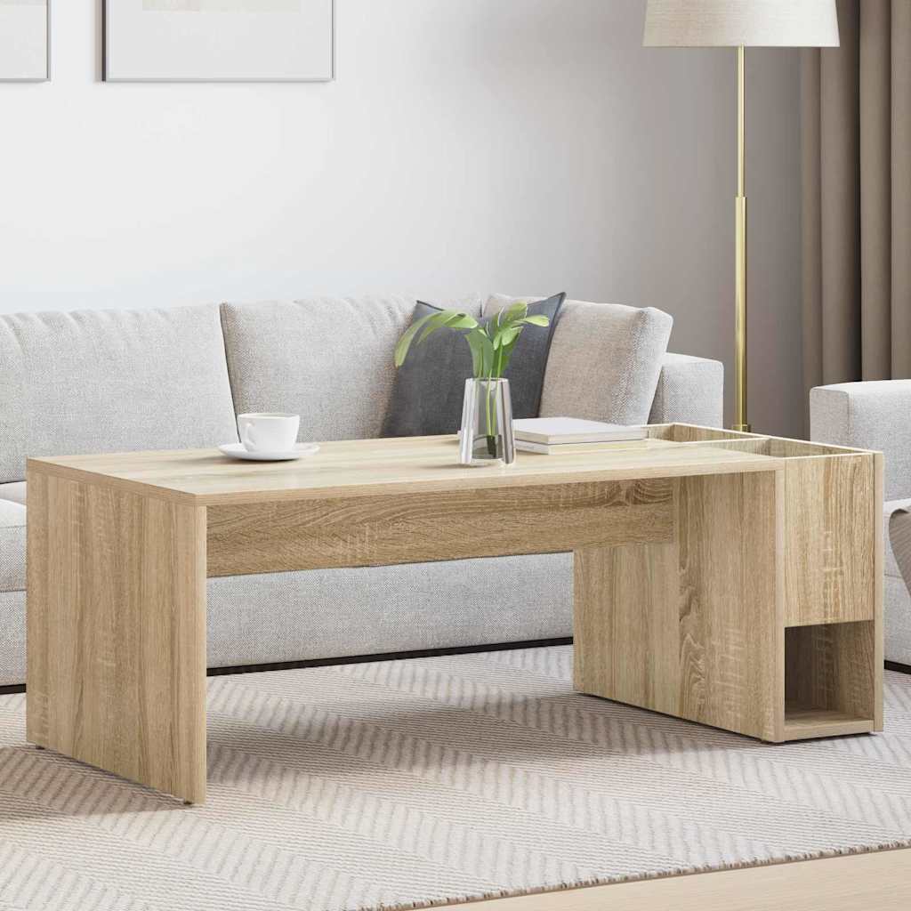 vidaXL Τραπεζάκι σαλονιού Δρύς Sonoma 101,5 x 50 x 37 εκ.