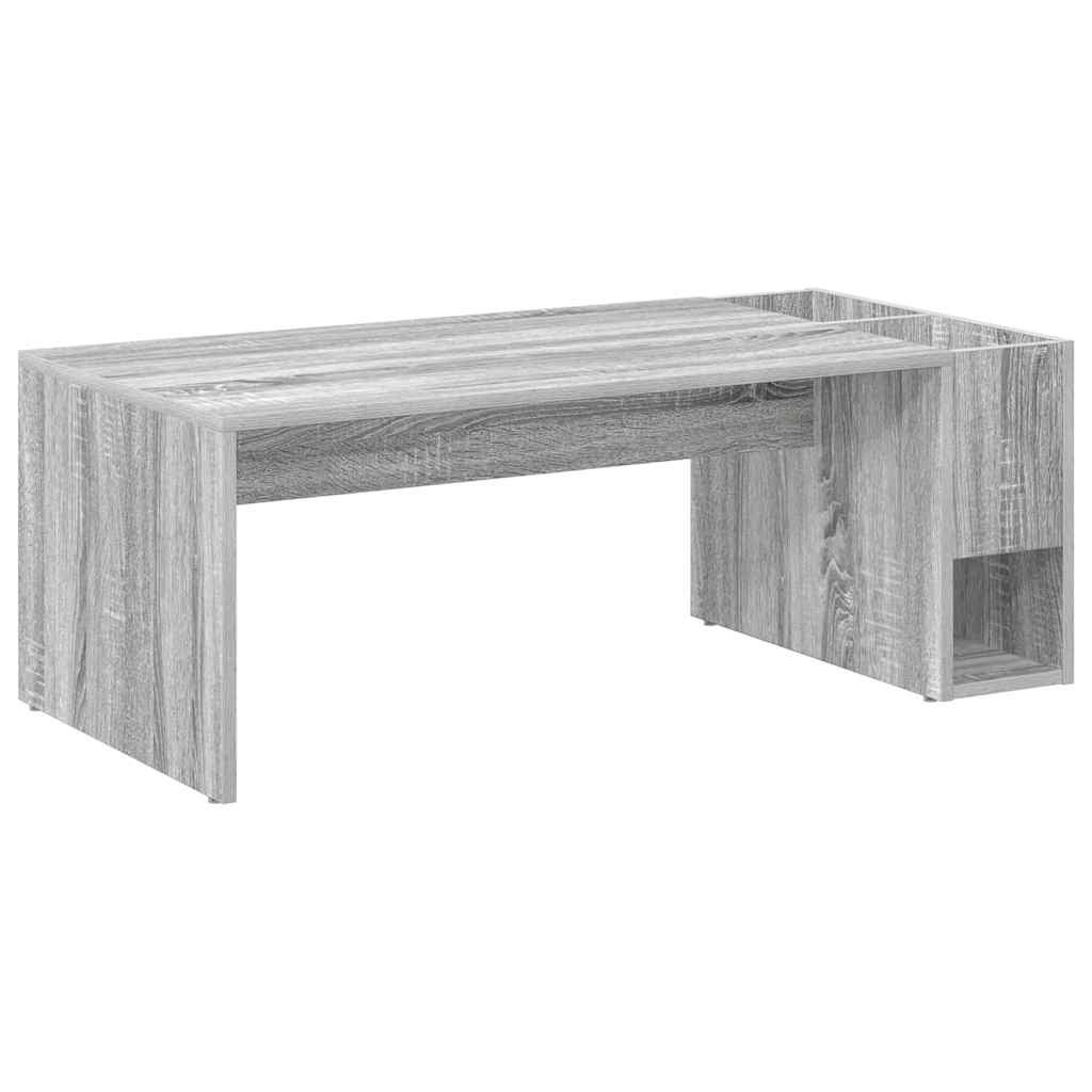 vidaXL Τραπεζάκι σαλονιού Γκρίζο Σονομα 101,5 x 50 x 37 εκ.