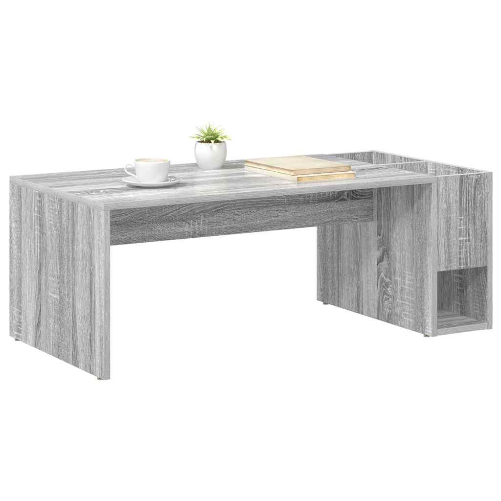 vidaXL Τραπεζάκι σαλονιού Γκρίζο Σονομα 101,5 x 50 x 37 εκ.