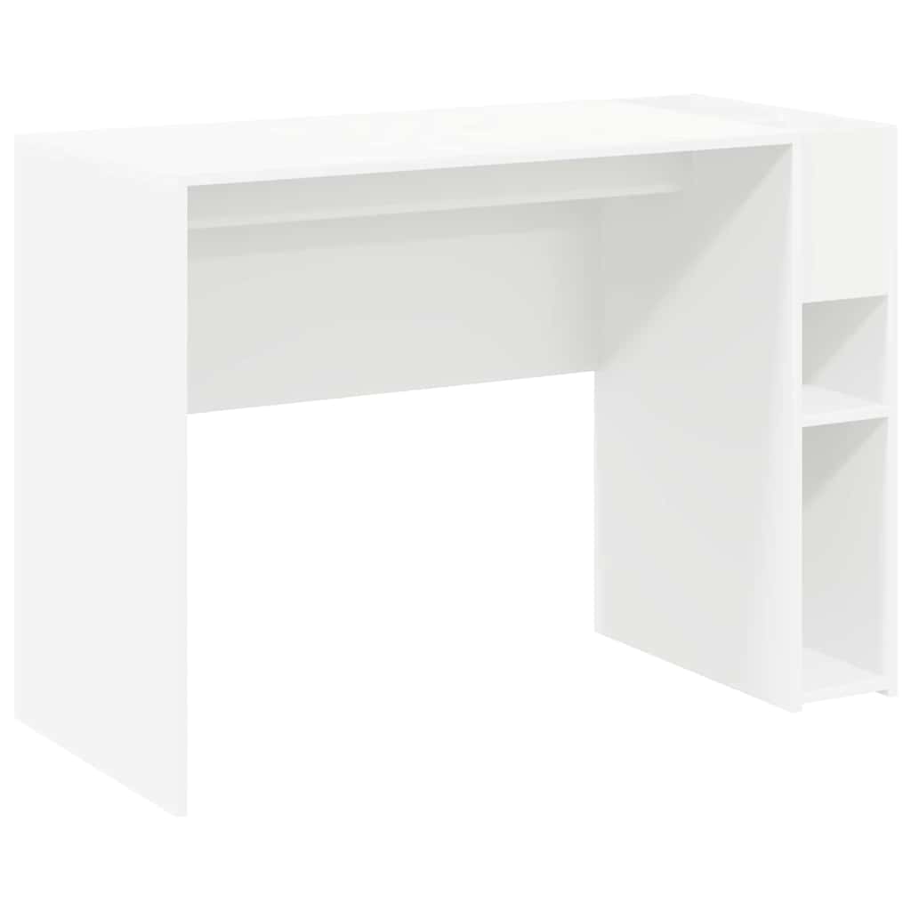 vidaXL Γραφείο Λευκό Επεξεργασμένο Ξύλο 109 x 50 x 78 εκ