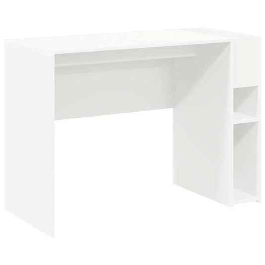 vidaXL Γραφείο Λευκό Επεξεργασμένο Ξύλο 109 x 50 x 78 εκ