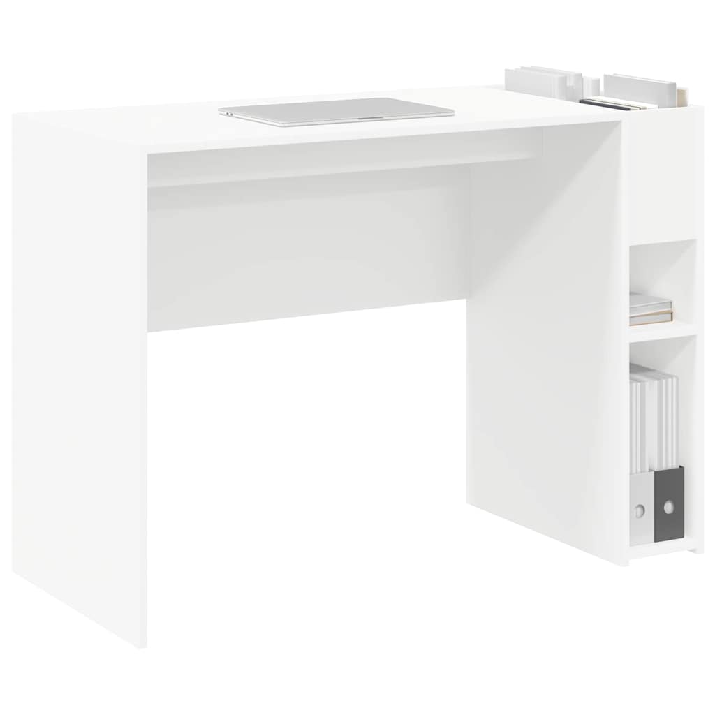 vidaXL Γραφείο Λευκό Επεξεργασμένο Ξύλο 109 x 50 x 78 εκ