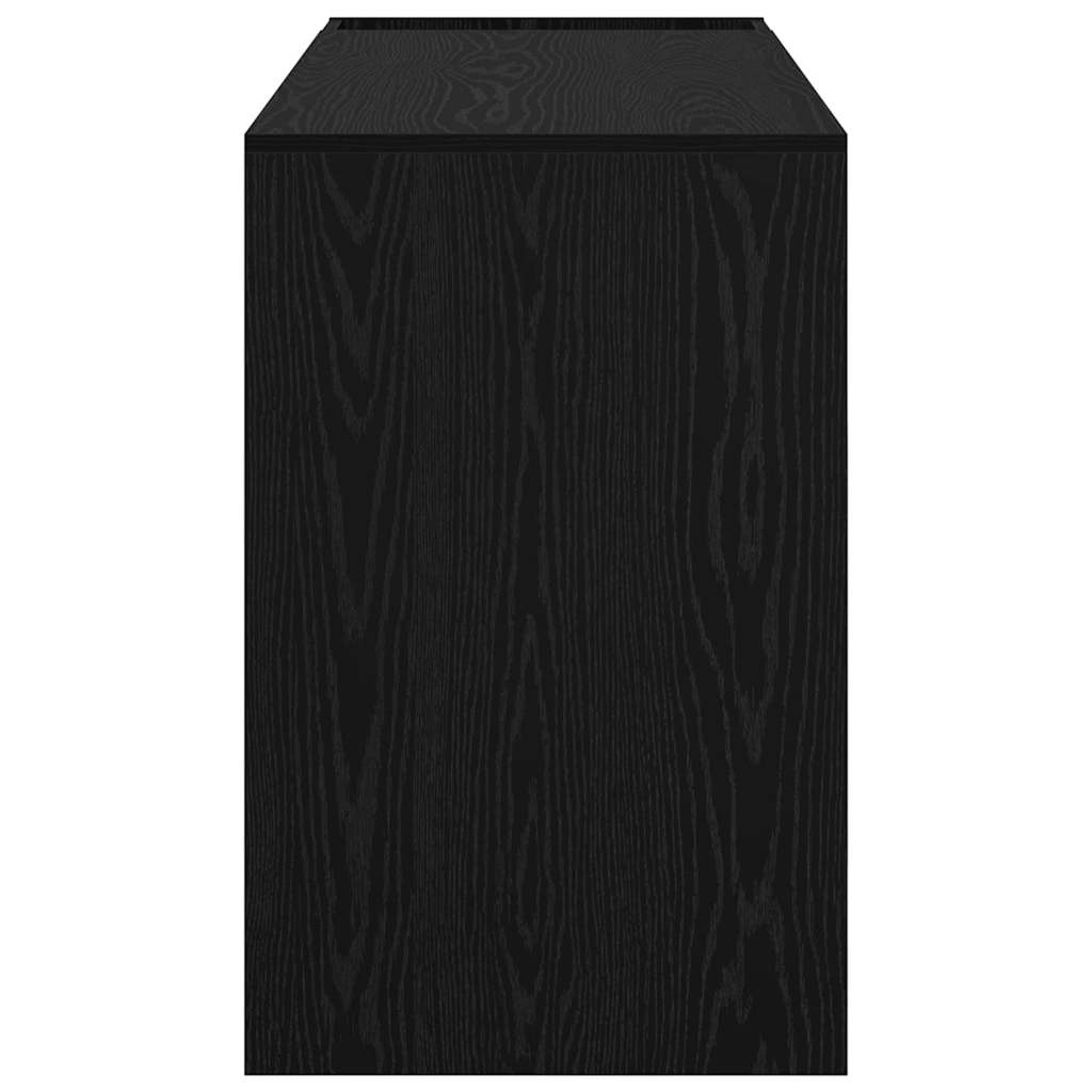 vidaXL Γραφείο Μαύρη Οξυά Επεξεργασμένο Ξύλο 109 x 50 x 78 εκ