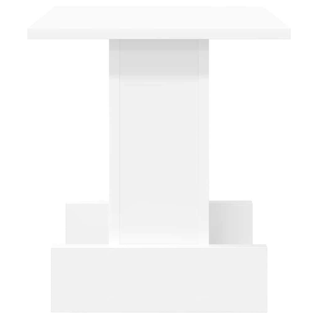 vidaXL End Table Λευκό 35,5 x 35 x 40 εκ Επεξεργασμένο ξύλο