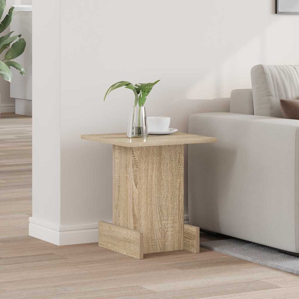 vidaXL End Table Δρύς Sonoma 35,5 x 35 x 40 εκ Επεξεργασμένο ξύλο
