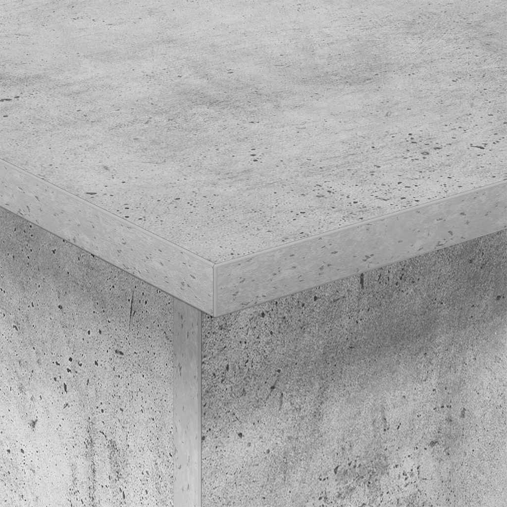 vidaXL End Table Σκυρόδεμα Γκρι 35,5 x 35 x 40 εκ Επεξεργασμένο ξύλο