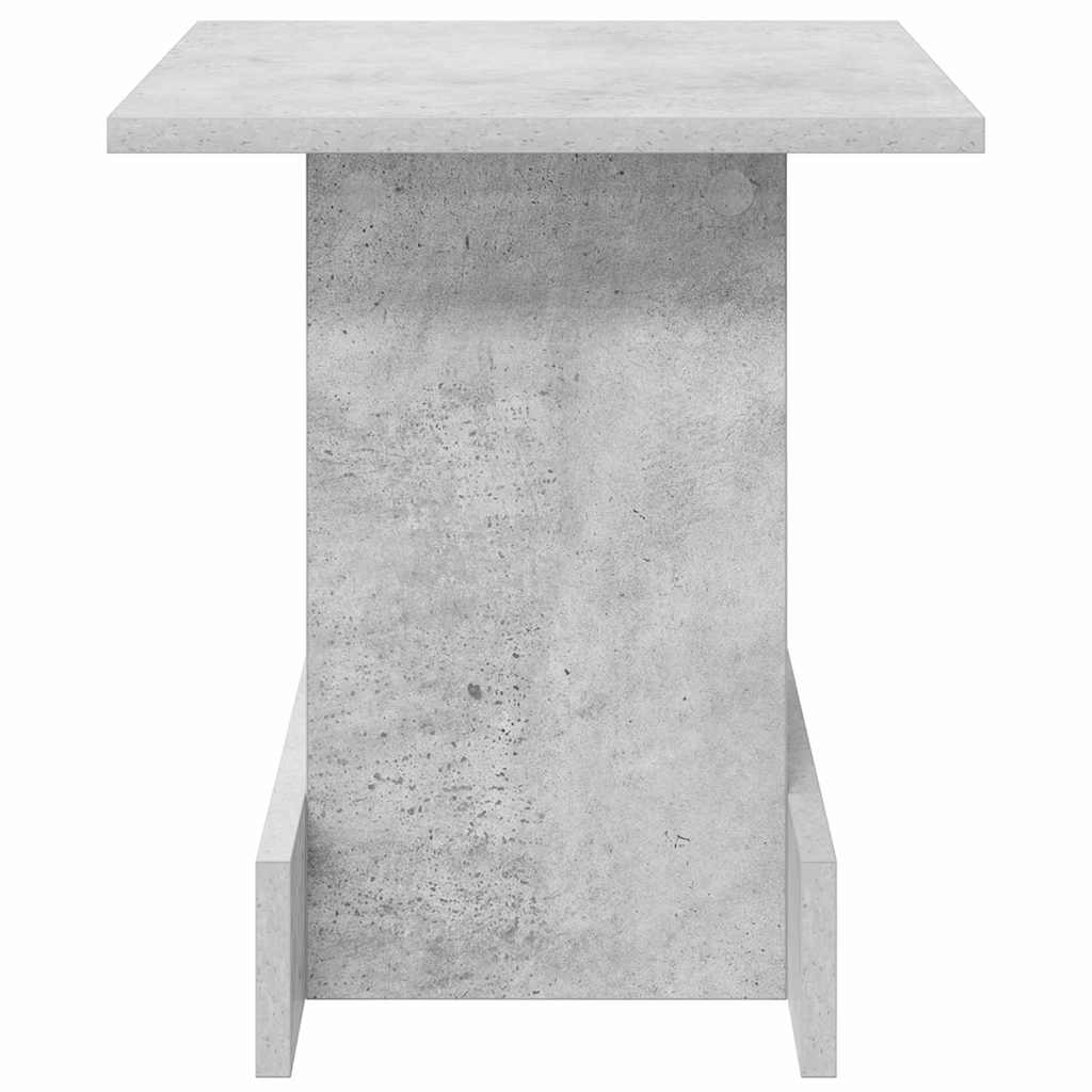 vidaXL End Table Σκυρόδεμα Γκρι 35,5 x 35 x 40 εκ Επεξεργασμένο ξύλο