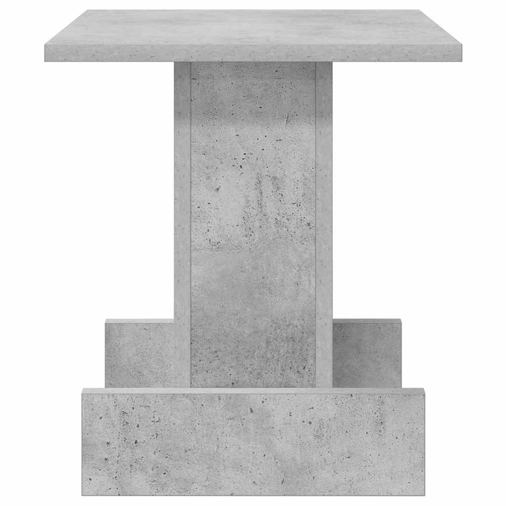 vidaXL End Table Σκυρόδεμα Γκρι 35,5 x 35 x 40 εκ Επεξεργασμένο ξύλο