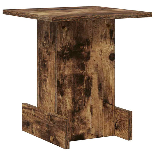 vidaXL End Table Καπνιστό Δρύς 35,5 x 35 x 40 εκ Επεξεργασμένο ξύλο