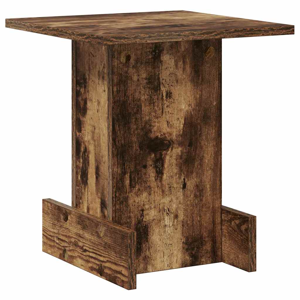 vidaXL End Table Καπνιστό Δρύς 35,5 x 35 x 40 εκ Επεξεργασμένο ξύλο