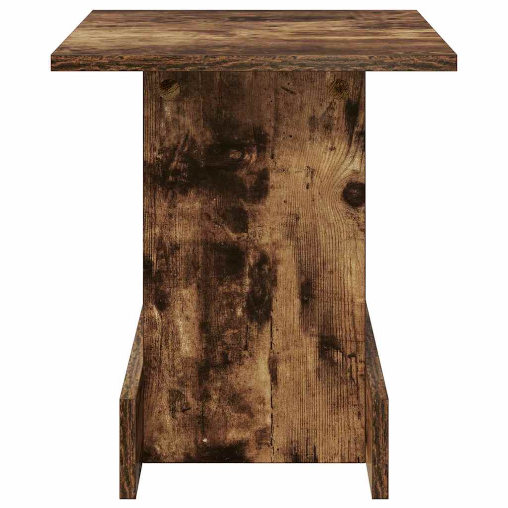 vidaXL End Table Καπνιστό Δρύς 35,5 x 35 x 40 εκ Επεξεργασμένο ξύλο
