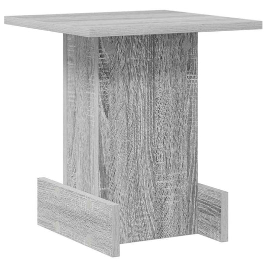 vidaXL End Table Γκρίζο Σονομα 35,5 x 35 x 40 εκ Επεξεργασμένο ξύλο