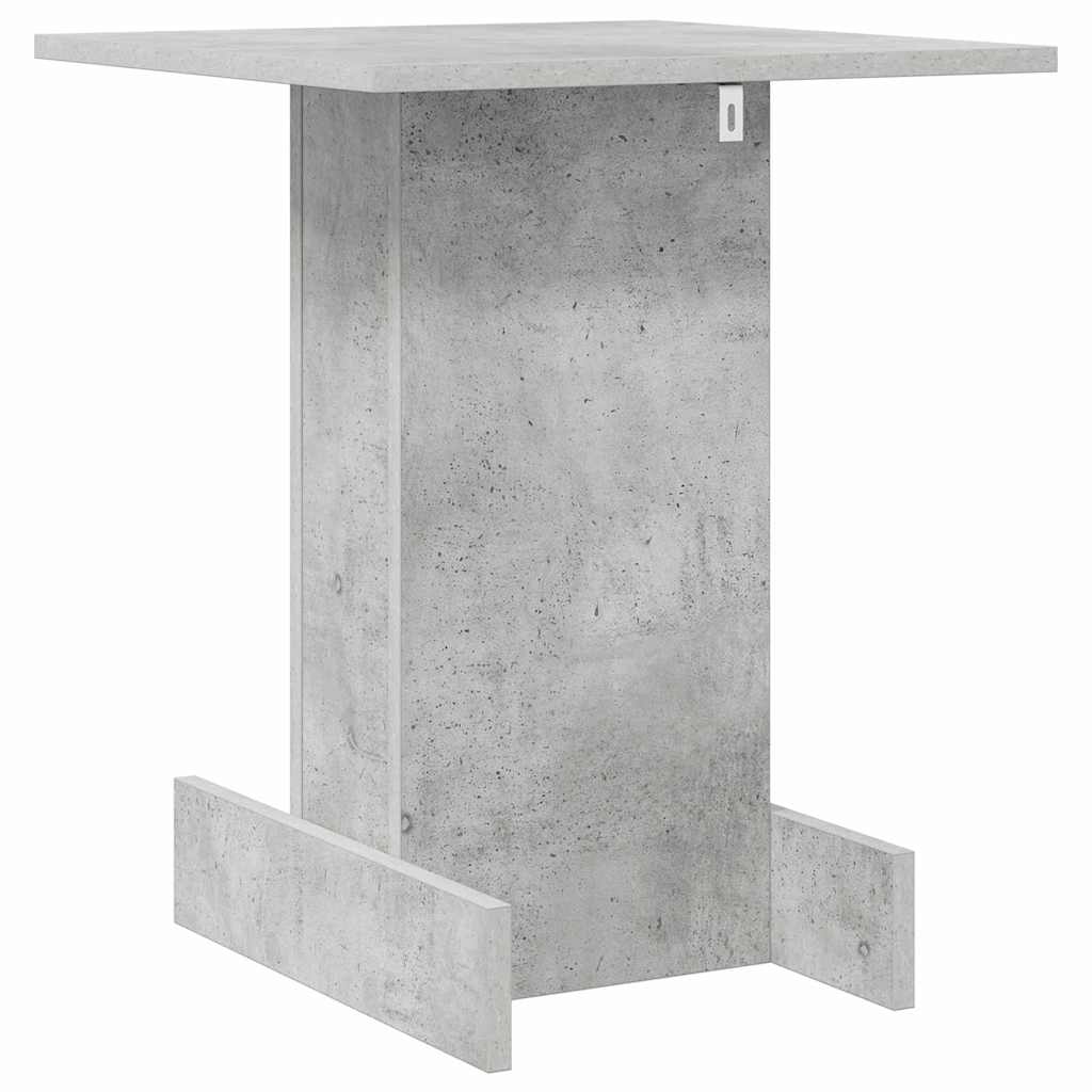 vidaXL End Table Σκυρόδεμα Γκρι 44,5 x 45 x 55 εκ Επεξεργασμένο ξύλο