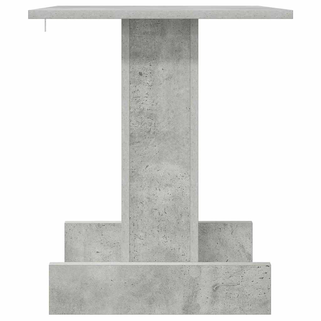 vidaXL End Table Σκυρόδεμα Γκρι 44,5 x 45 x 55 εκ Επεξεργασμένο ξύλο