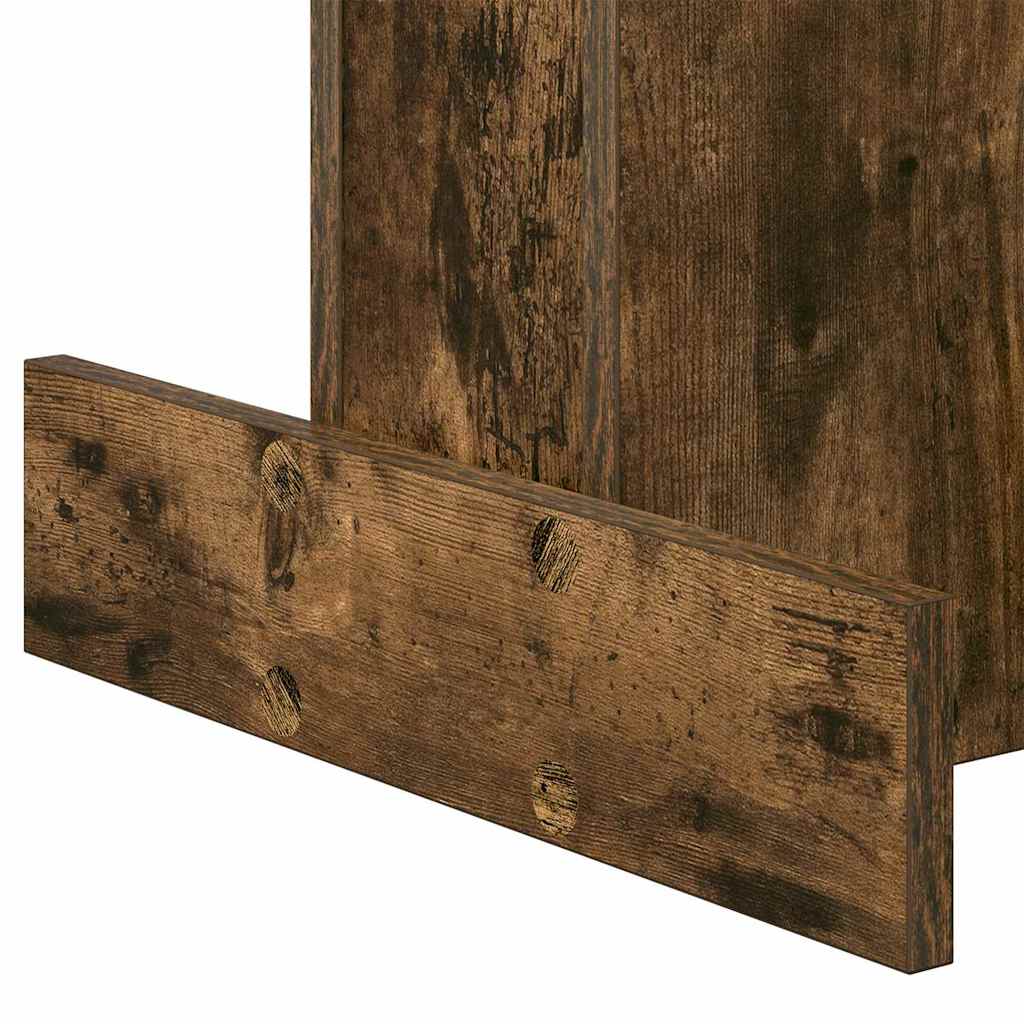 vidaXL End Table Καπνιστό Δρύς 44,5 x 45 x 55 εκ Επεξεργασμένο ξύλο