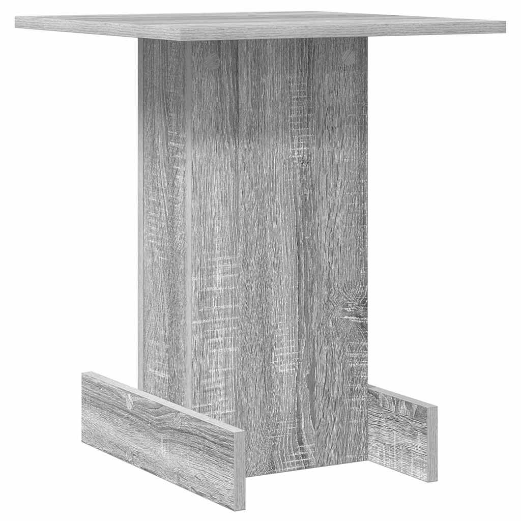 vidaXL End Table Γκρίζο Σονομα 44,5 x 45 x 55 εκ Επεξεργασμένο ξύλο