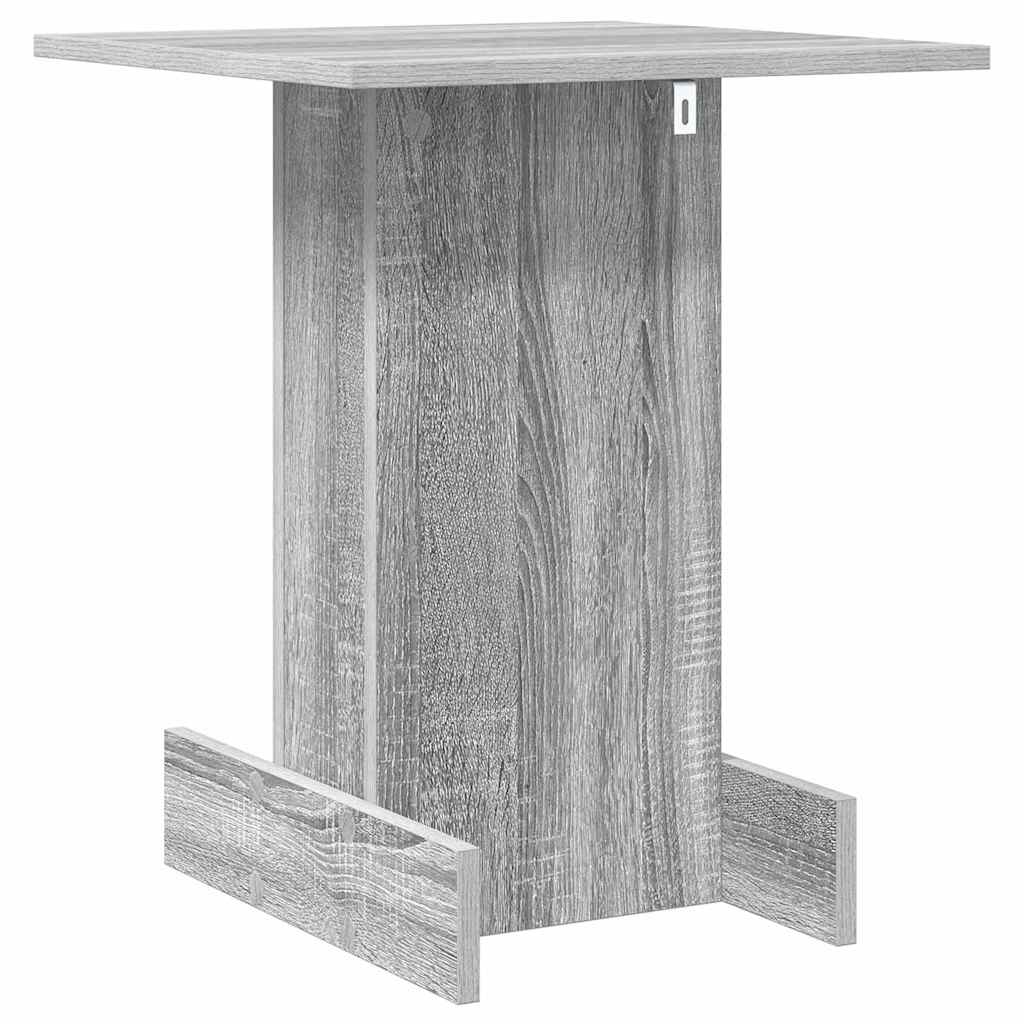vidaXL End Table Γκρίζο Σονομα 44,5 x 45 x 55 εκ Επεξεργασμένο ξύλο