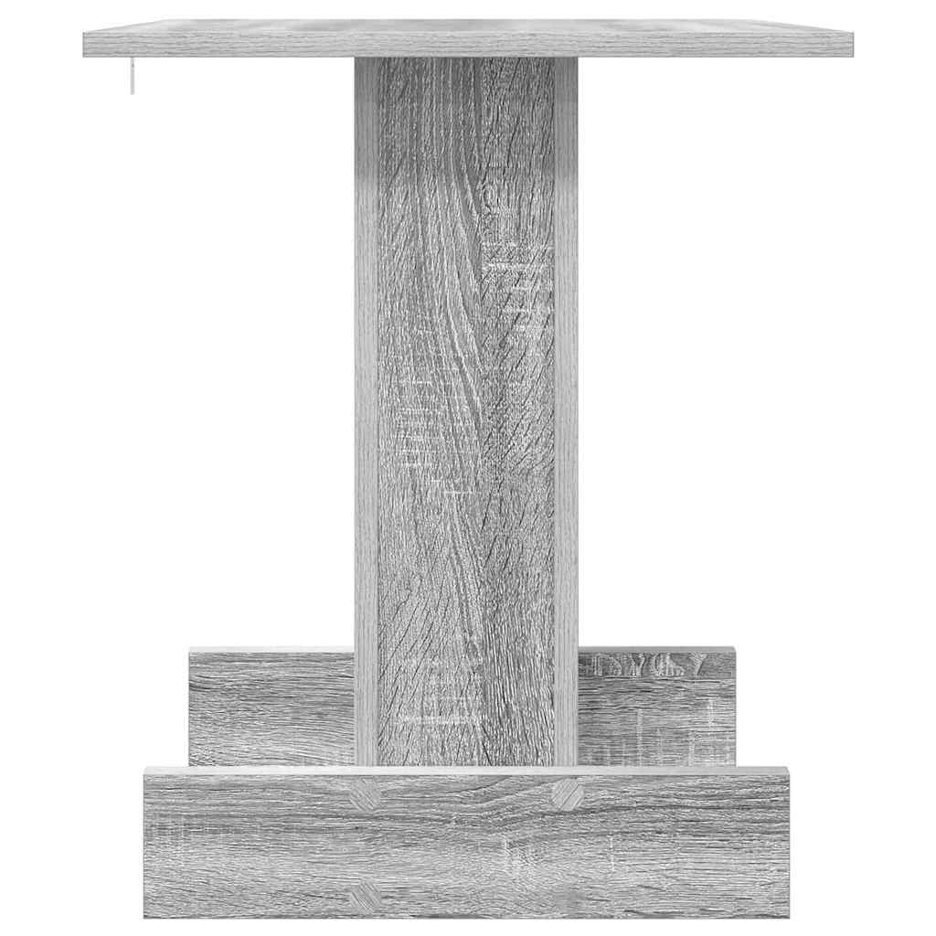 vidaXL End Table Γκρίζο Σονομα 44,5 x 45 x 55 εκ Επεξεργασμένο ξύλο
