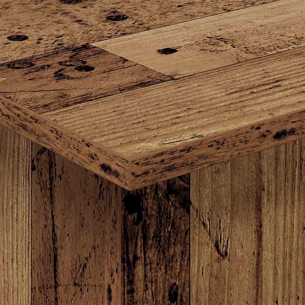 vidaXL End Table Παλιό ξύλο 44,5 x 45 x 55 εκ Επεξεργασμένο ξύλο