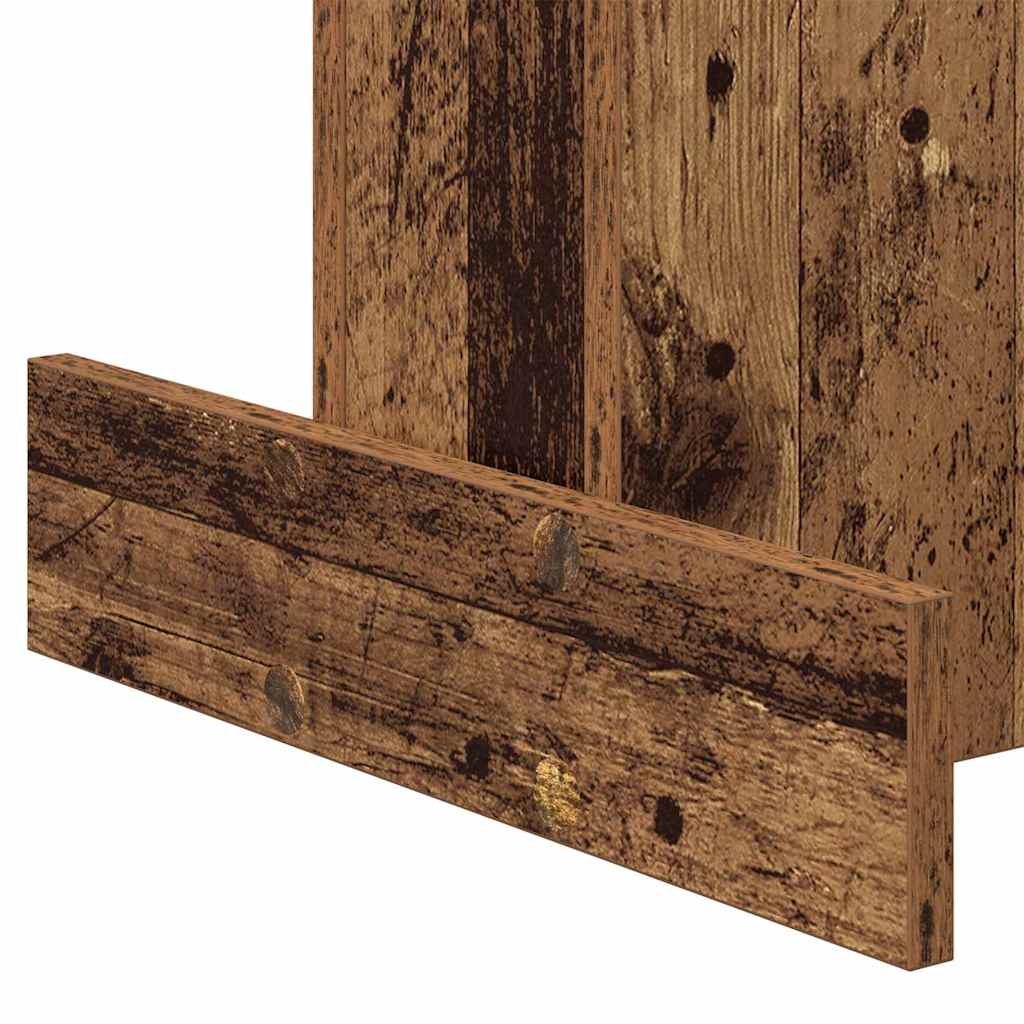 vidaXL End Table Παλιό ξύλο 44,5 x 45 x 55 εκ Επεξεργασμένο ξύλο