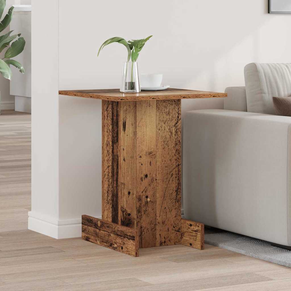 vidaXL End Table Παλιό ξύλο 44,5 x 45 x 55 εκ Επεξεργασμένο ξύλο