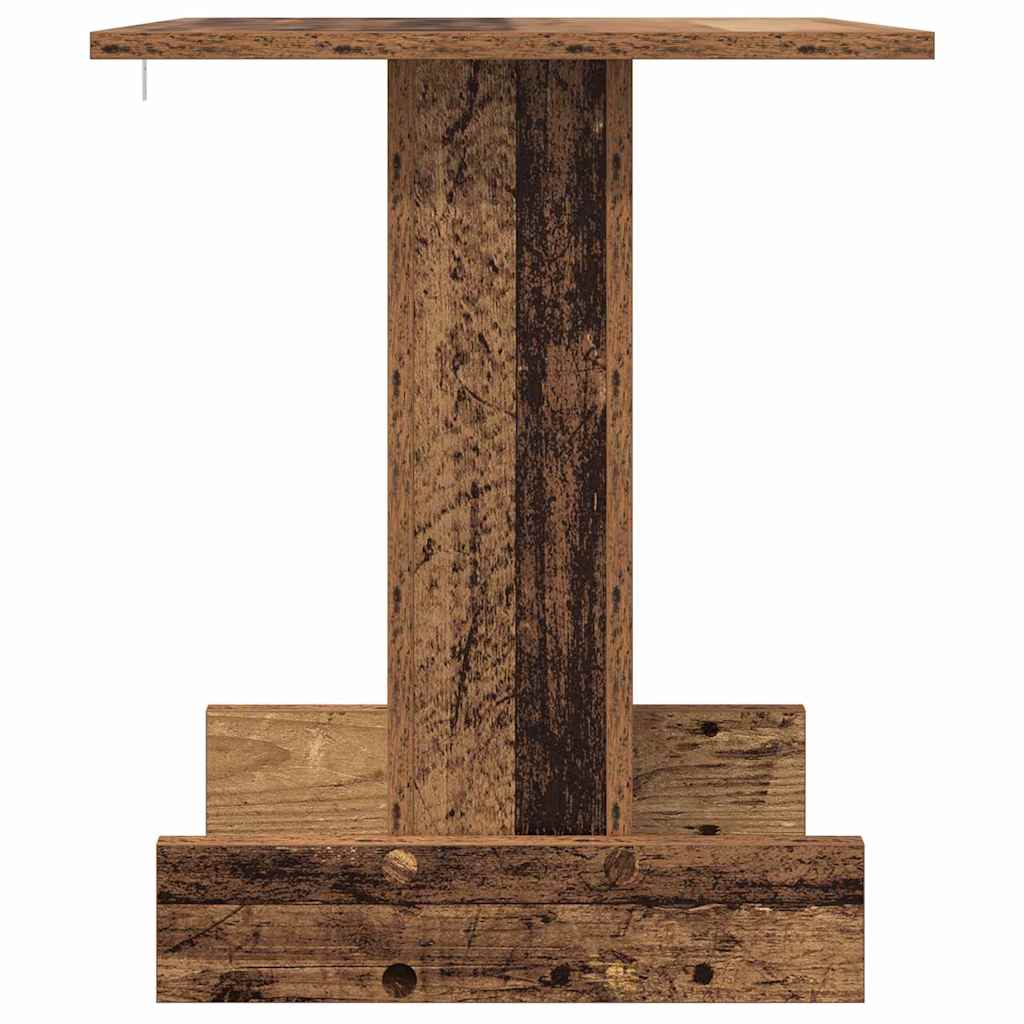vidaXL End Table Παλιό ξύλο 44,5 x 45 x 55 εκ Επεξεργασμένο ξύλο