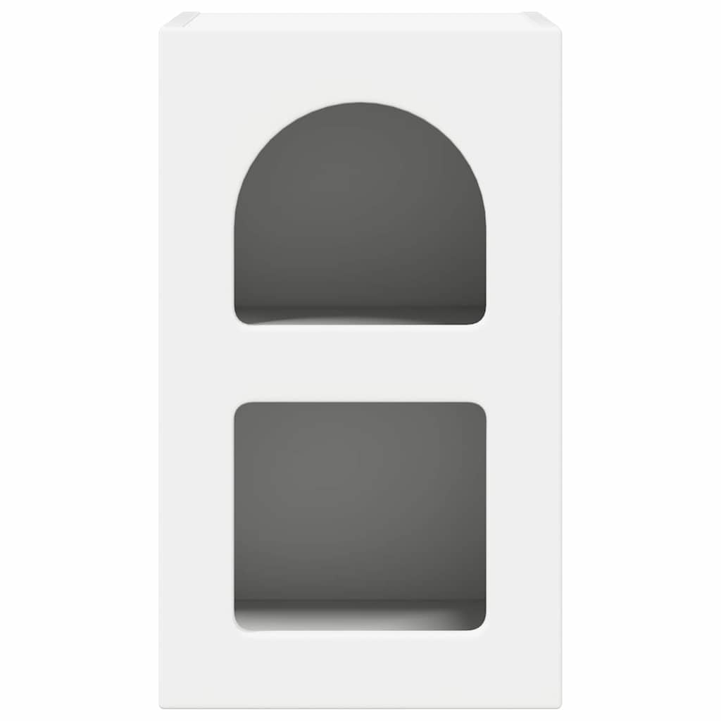 vidaXL Κομοδίνο 2 pcs Λευκό 29.5 x 35 x 50 εκ Επεξεργασμένο ξύλο