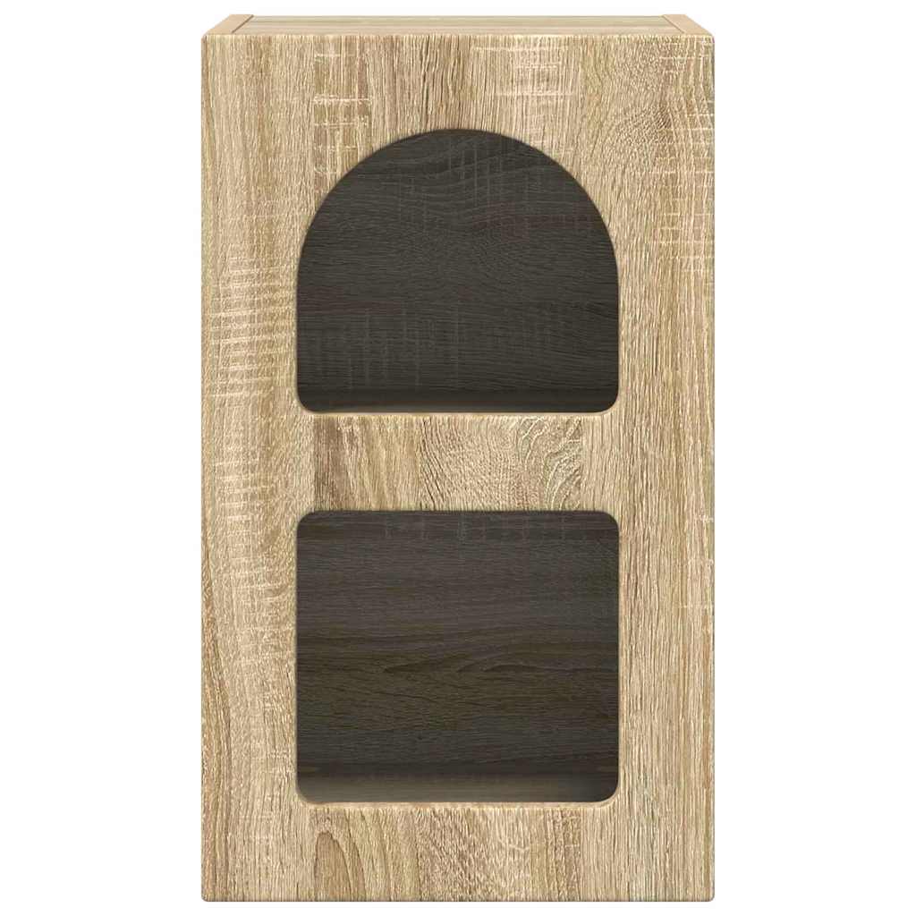 vidaXL Κομοδίνο Δρύς Sonoma 29.5 x 35 x 50 εκ Επεξεργασμένο ξύλο