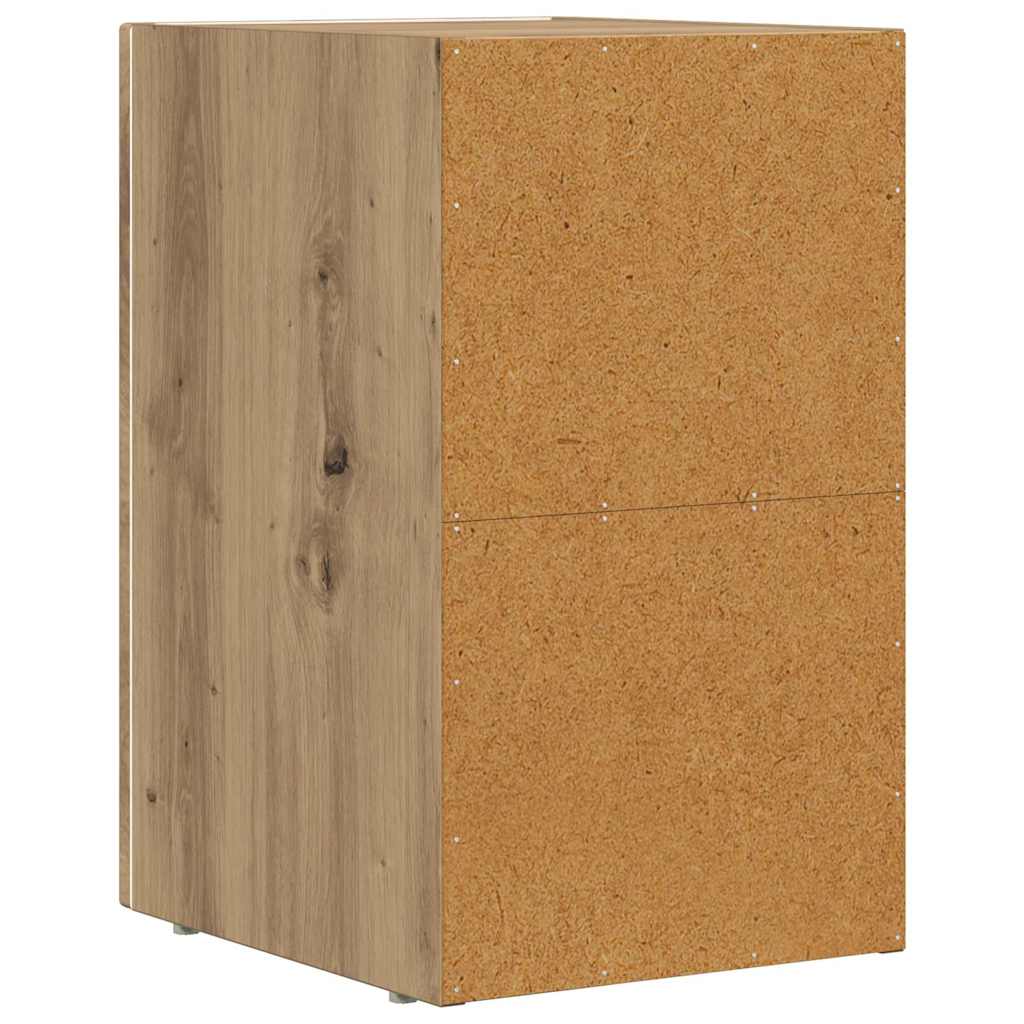 vidaXL Κομοδίνο Artisan Oak 29.5 x 35 x 50 εκ Επεξεργασμένο ξύλο