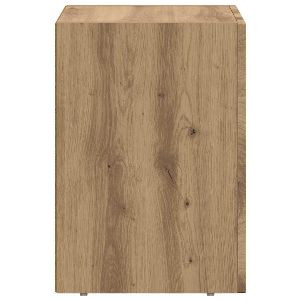 vidaXL Κομοδίνο Artisan Oak 29.5 x 35 x 50 εκ Επεξεργασμένο ξύλο