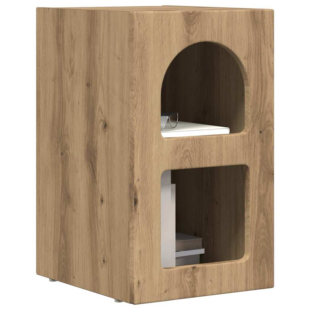 vidaXL Κομοδίνο 2 pcs Artisan Oak 29.5 x 35 x 50 εκ Επεξεργασμένο ξύλο