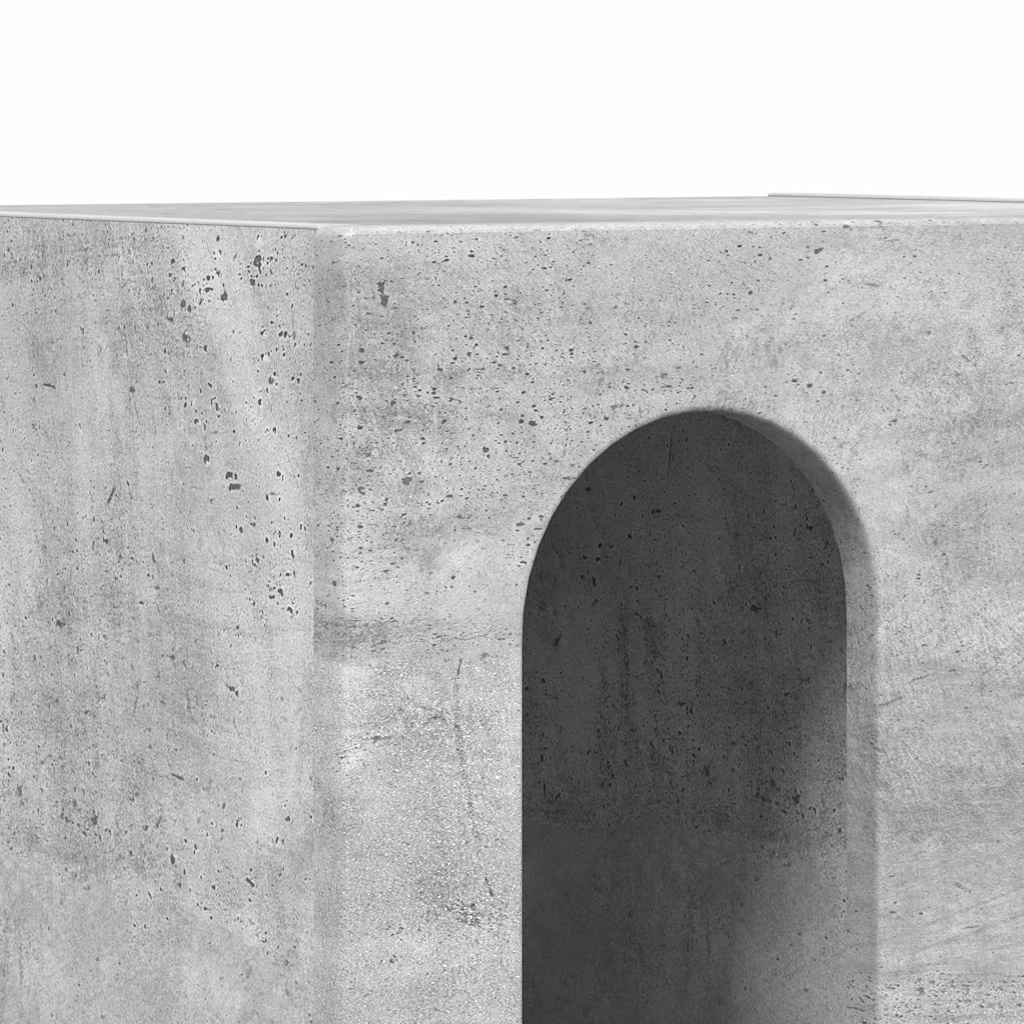 vidaXL Κομοδίνο 2 pcs Σκυρόδεμα Γκρι 40 x 35 x 50 εκ.