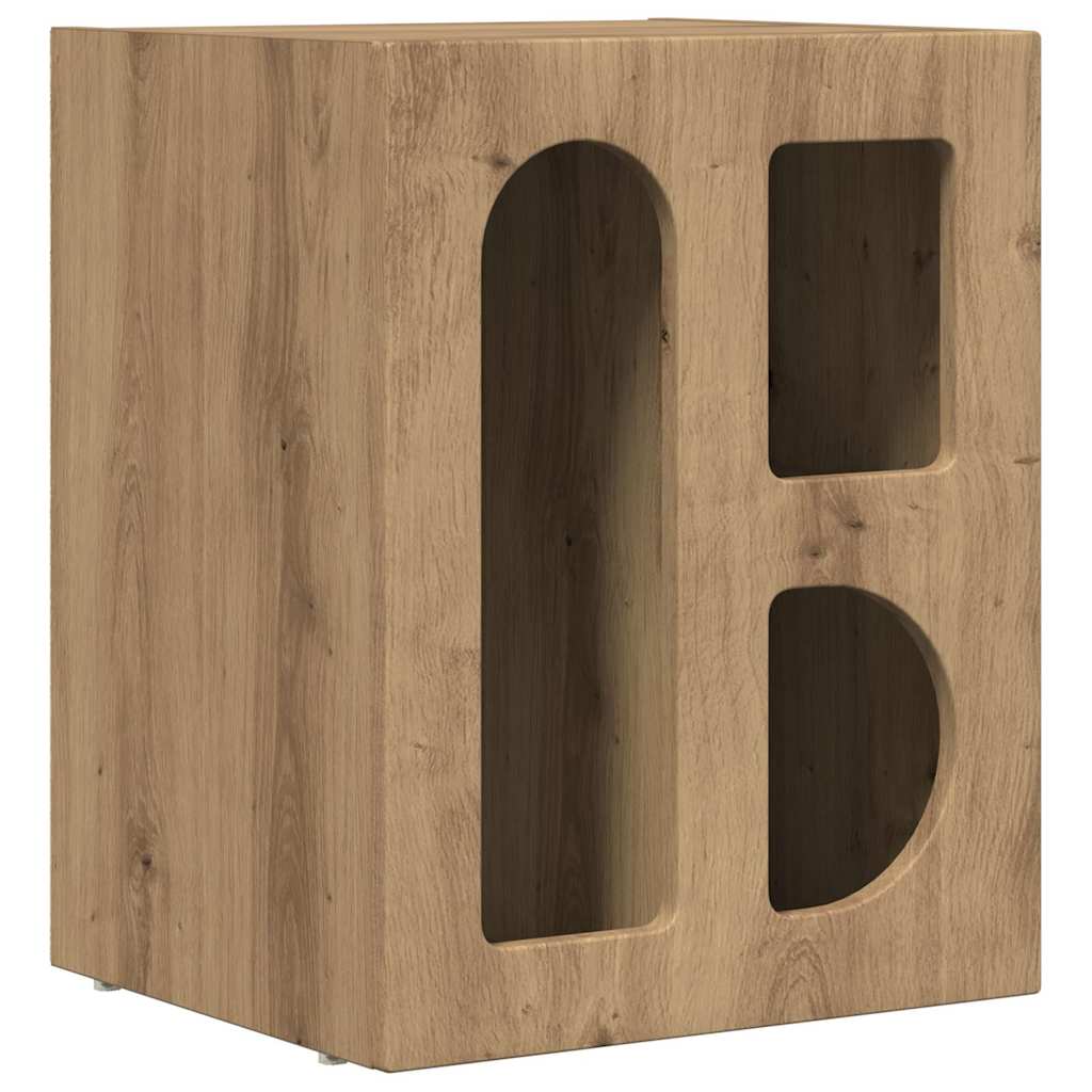 vidaXL Κομοδίνο 2 pcs Artisan Oak 40 x 35 x 50 εκ. Επεξεργασμένο ξύλο
