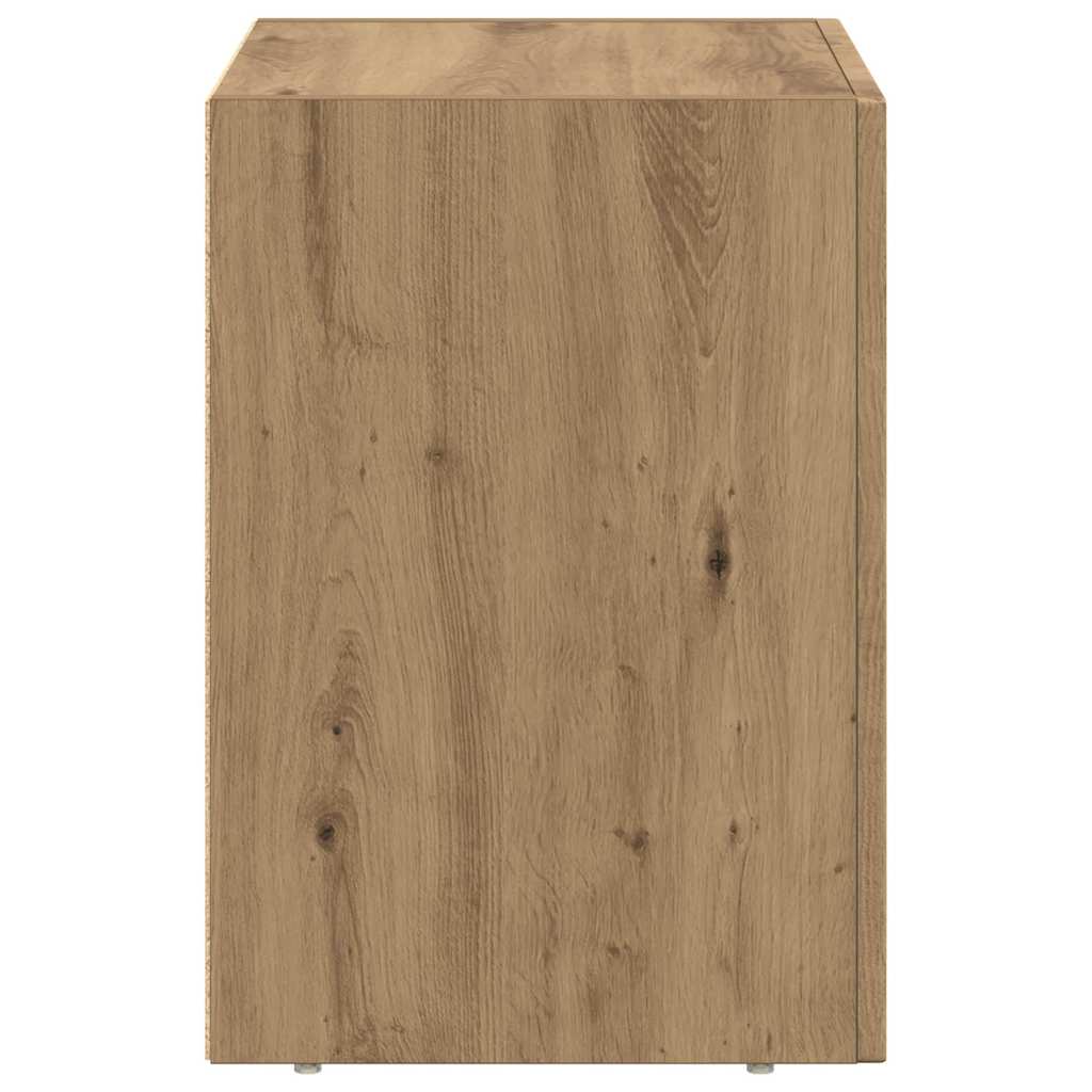 vidaXL Κομοδίνο 2 pcs Artisan Oak 40 x 35 x 50 εκ. Επεξεργασμένο ξύλο