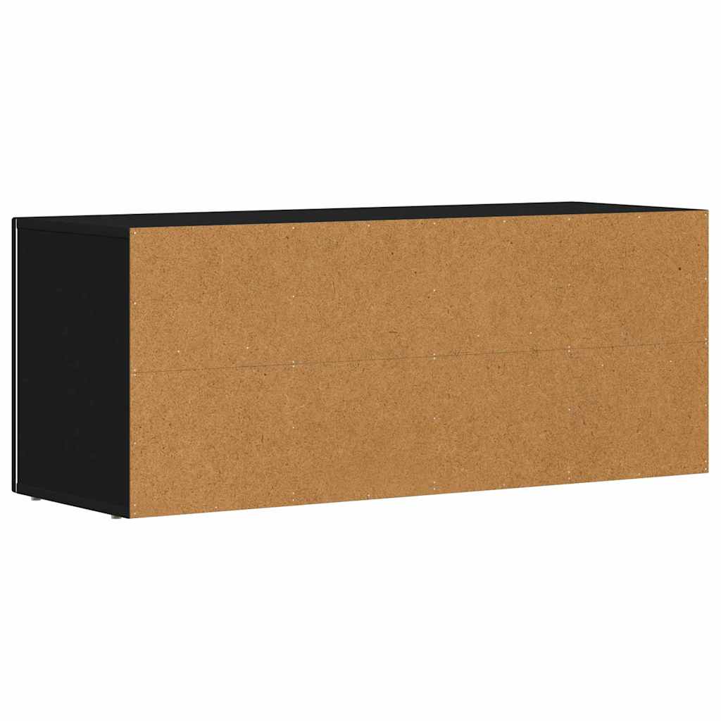 vidaXL Ντουλάπι TV Μαύρο 100 x 35 x 40 εκ Επεξεργασμένο ξύλο