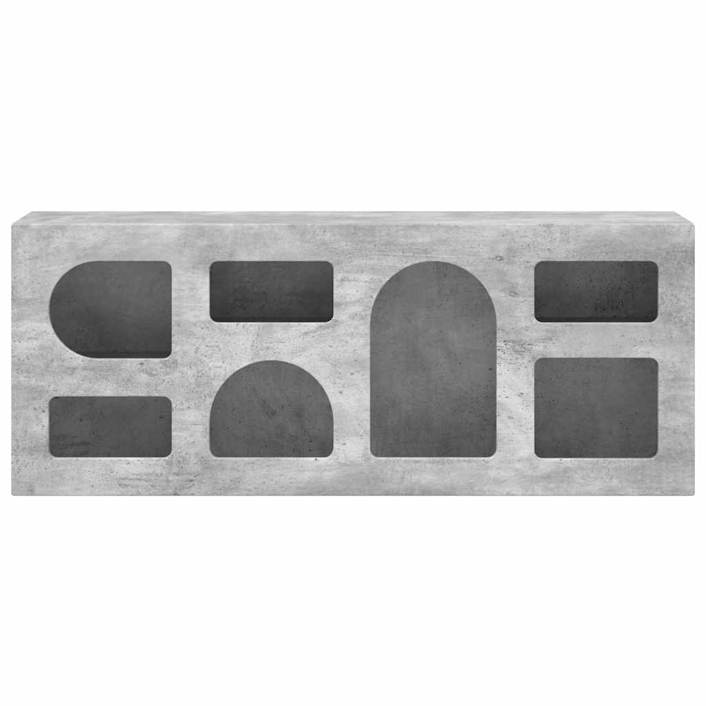 vidaXL Ντουλάπι TV Σκυρόδεμα Γκρι 100 x 35 x 40 εκ Επεξεργασμένο ξύλο