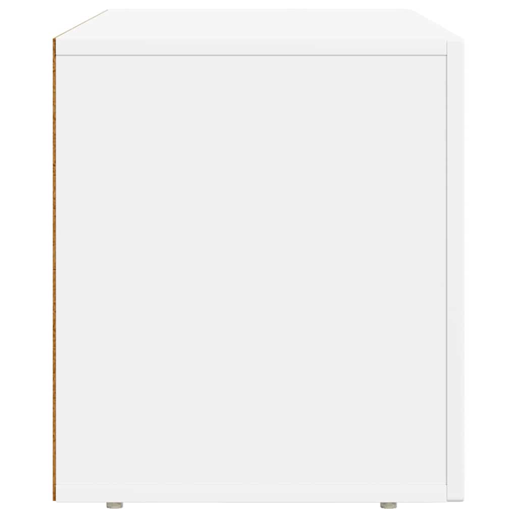 vidaXL Ντουλάπι TV Λευκό 80 x 35 x 40 εκ Επεξεργασμένο ξύλο