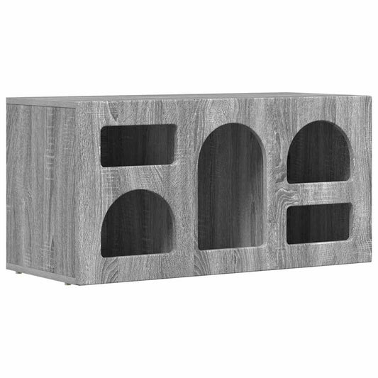 vidaXL Ντουλάπι TV ELST 80 x 35 x 40 εκ Γκρίζο Σονομα