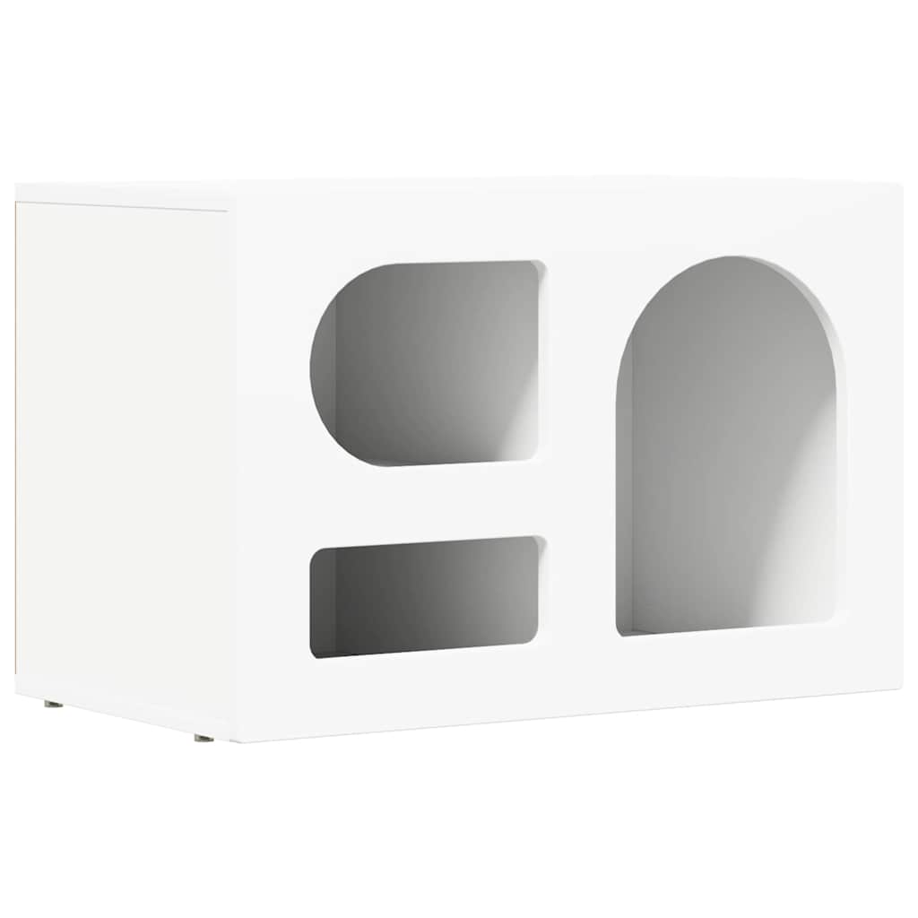 vidaXL Ντουλάπι TV Λευκό 60 x 35 x 40 εκ. Επεξεργασμένο ξύλο