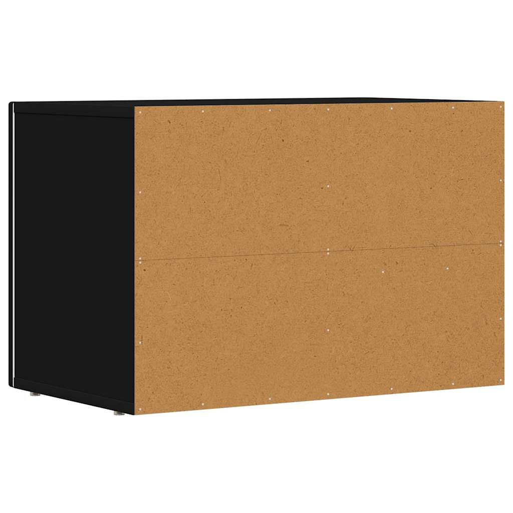 vidaXL Ντουλάπι TV Μαύρο 60 x 35 x 40 εκ. Επεξεργασμένο ξύλο