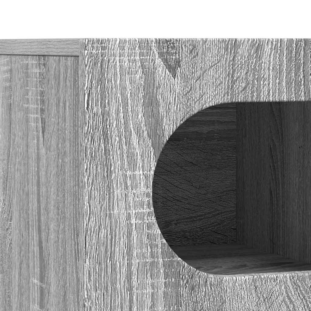 vidaXL Ντουλάπι TV Γκρίζο Σονομα 60 x 35 x 40 εκ. Επεξεργασμένο ξύλο