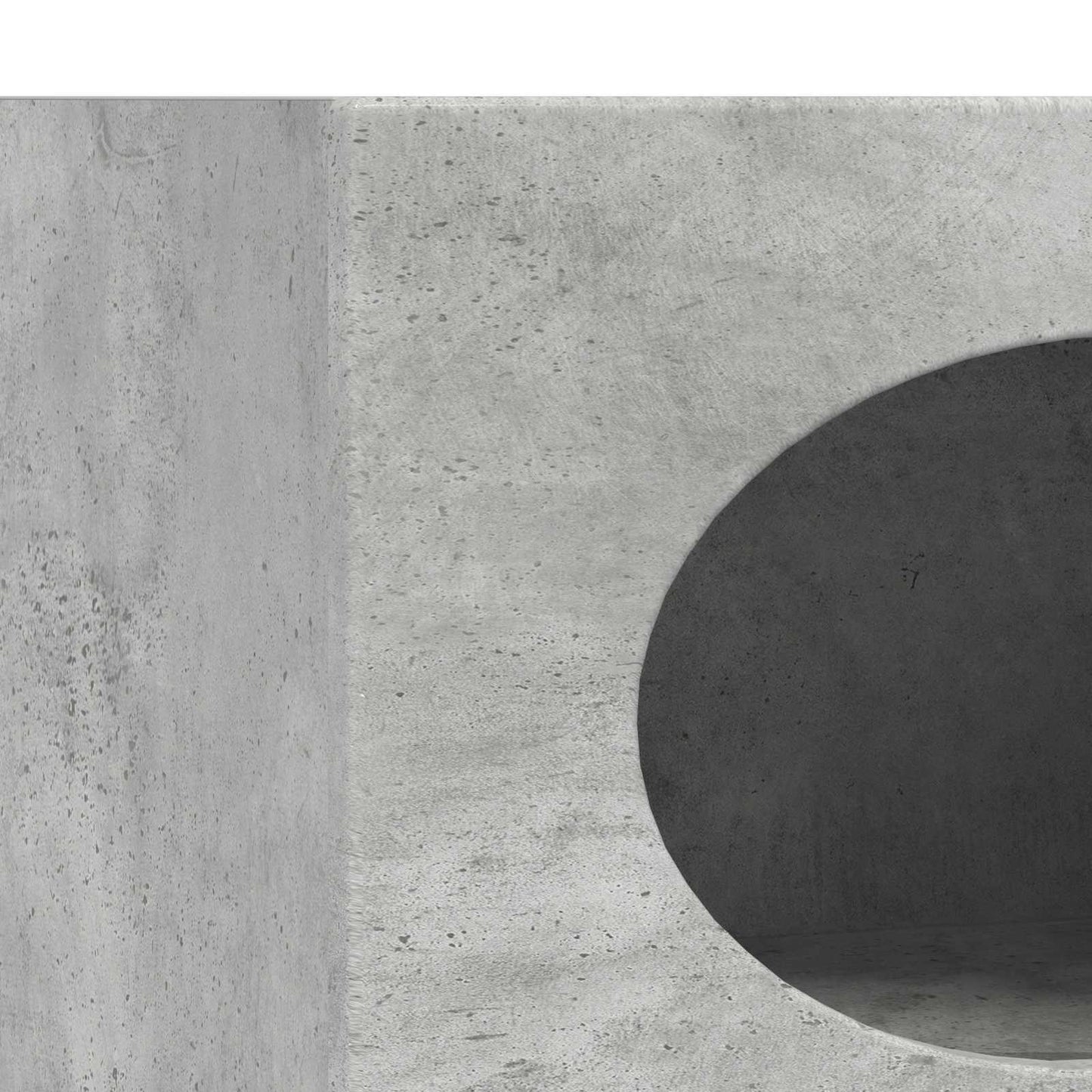 vidaXL Πλαϊνό γραφείο Σκυρόδεμα Γκρι 40 x 35 x 100,5 εκ