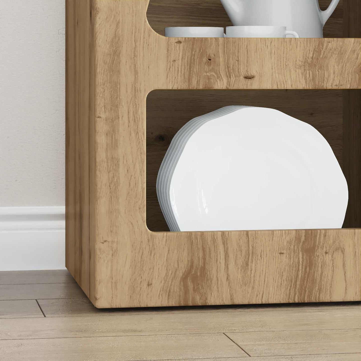 vidaXL Πλαϊνό γραφείο Artisan Oak 40 x 35 x 100,5 εκ