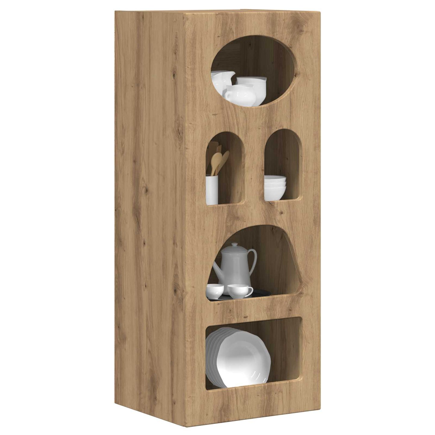 vidaXL Πλαϊνό γραφείο Artisan Oak 40 x 35 x 100,5 εκ