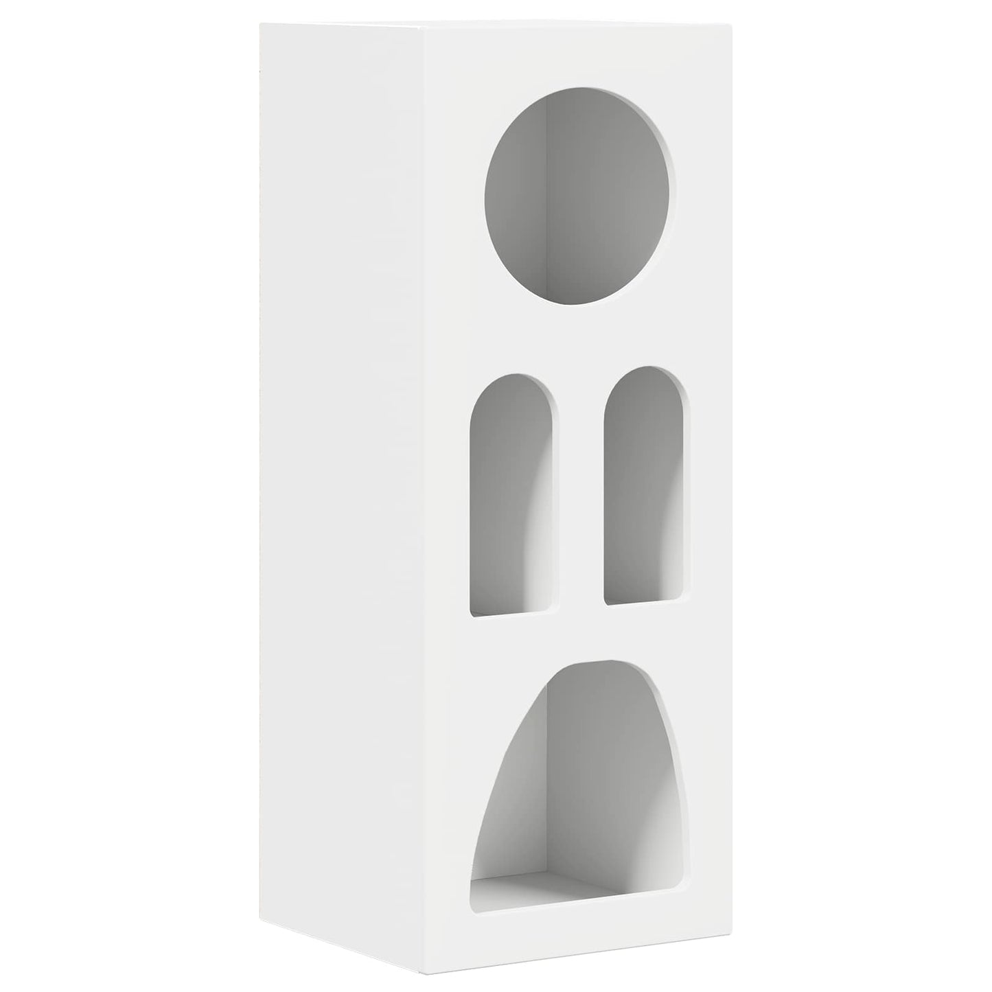 vidaXL Πλαϊνό γραφείο Λευκό 40 x 35 x 100.5 εκ Επεξεργασμένο ξύλο