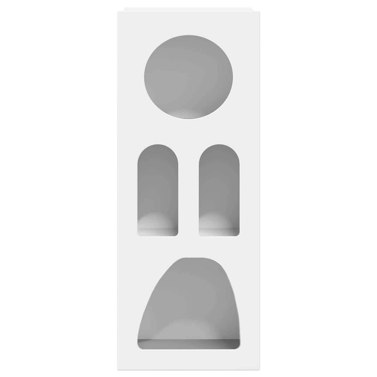 vidaXL Πλαϊνό γραφείο Λευκό 40 x 35 x 100.5 εκ Επεξεργασμένο ξύλο