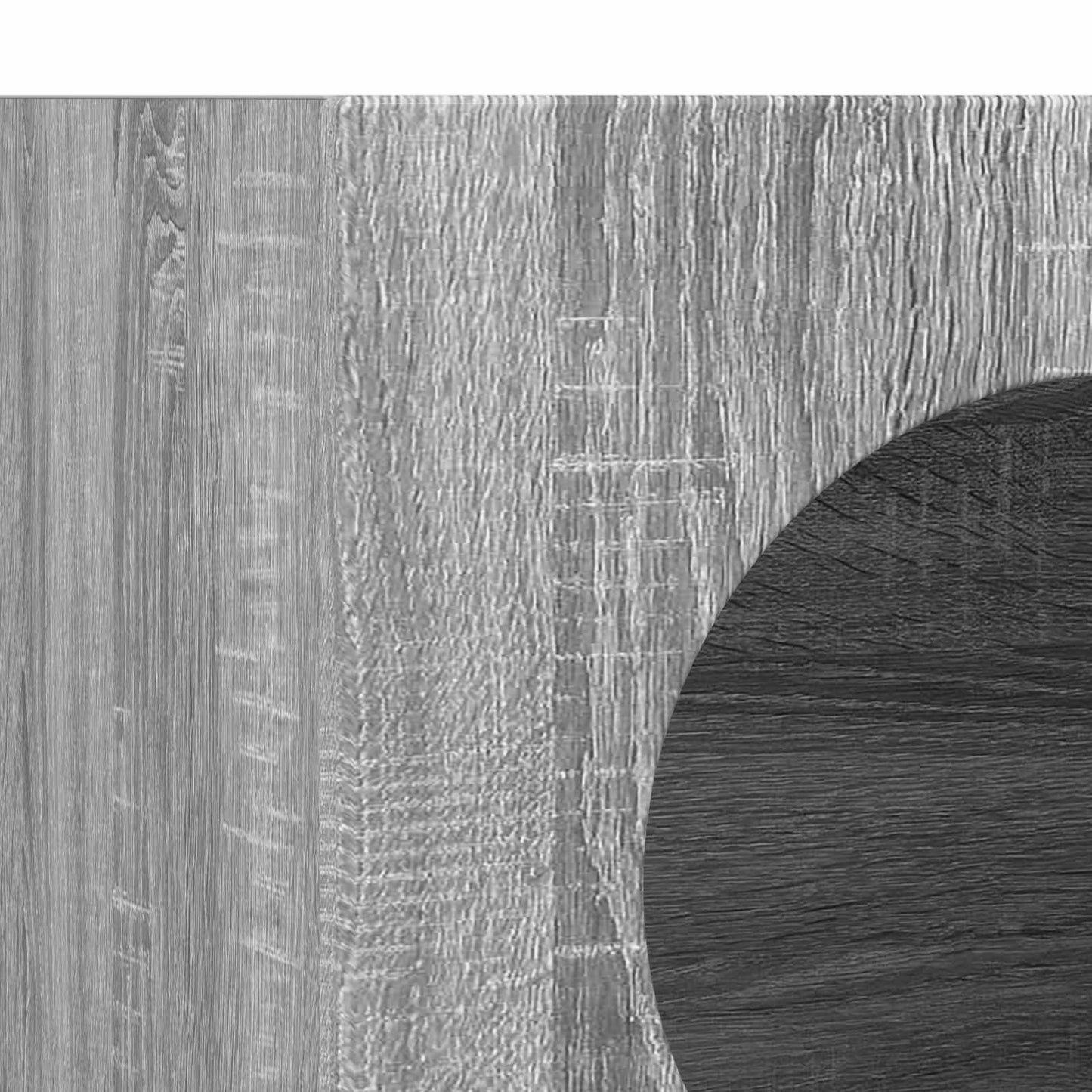 vidaXL Πλαϊνό γραφείο Γκρίζο Σονομα 40 x 35 x 100.5 εκ