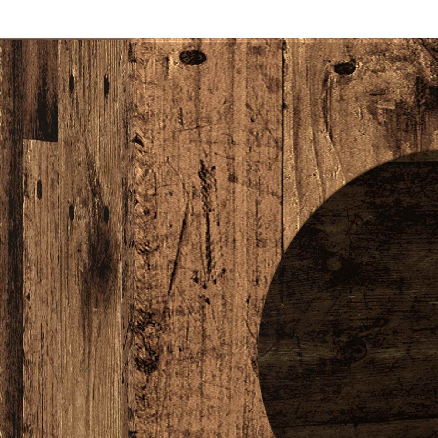 vidaXL Πλαϊνό γραφείο Παλιό ξύλο 40 x 35 x 100.5 εκ Επεξεργασμένο ξύλο